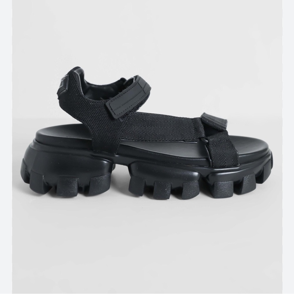 Chunky Black Sandals